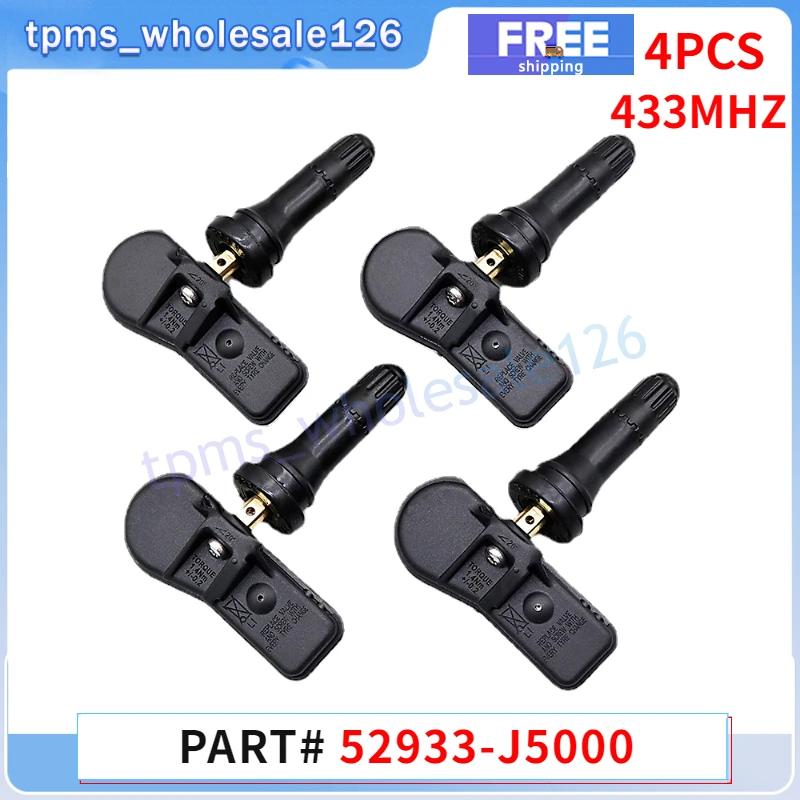 Ÿ̾ з  ý , 433MHZ TPMS, 2018-2026 ׽ý G70 2017-2023,  þ [CK] 52933-J5000, 4 